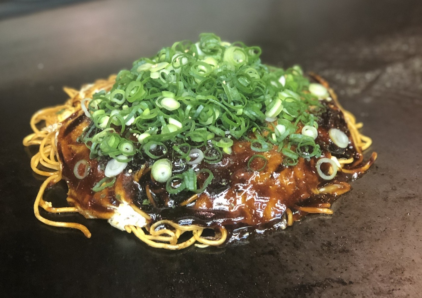 Vegan Hiroshima-style okonomiyaki