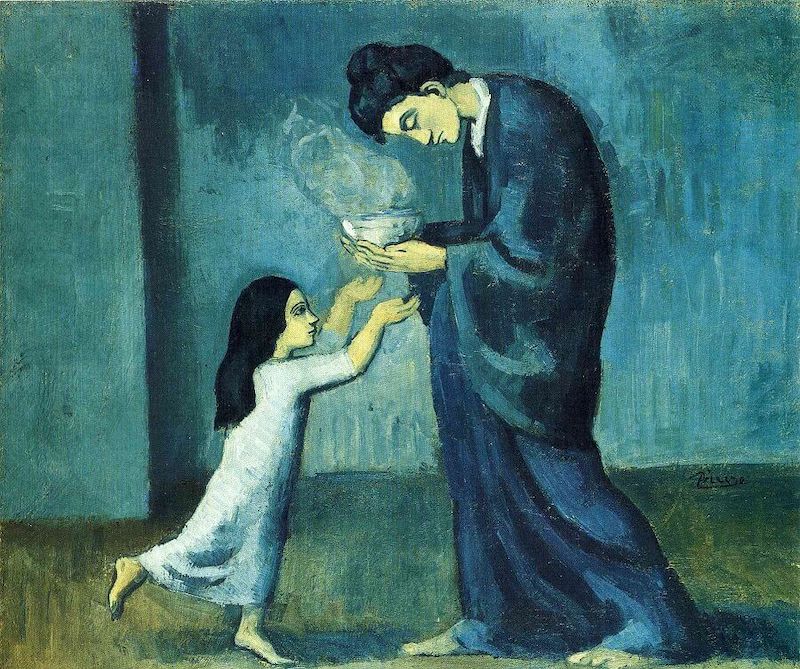 the soup by pablo picasso 1902