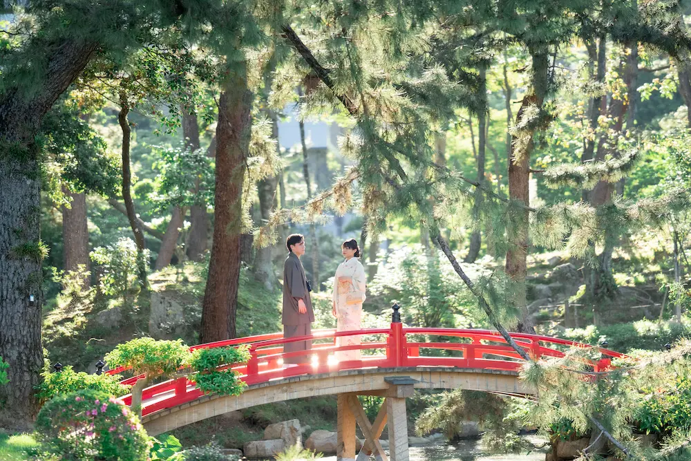 Momiji Hiroshima Kimono Rental Shukkeien Garden