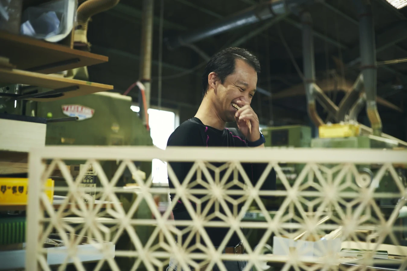 Narimichi Uehata, president of Eiko Kogei Woodcraft in Hiroshima