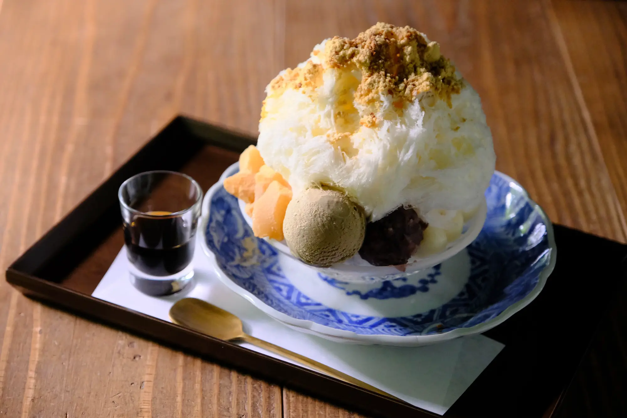 Fukuchiin Sera kaki-goori shaved ice