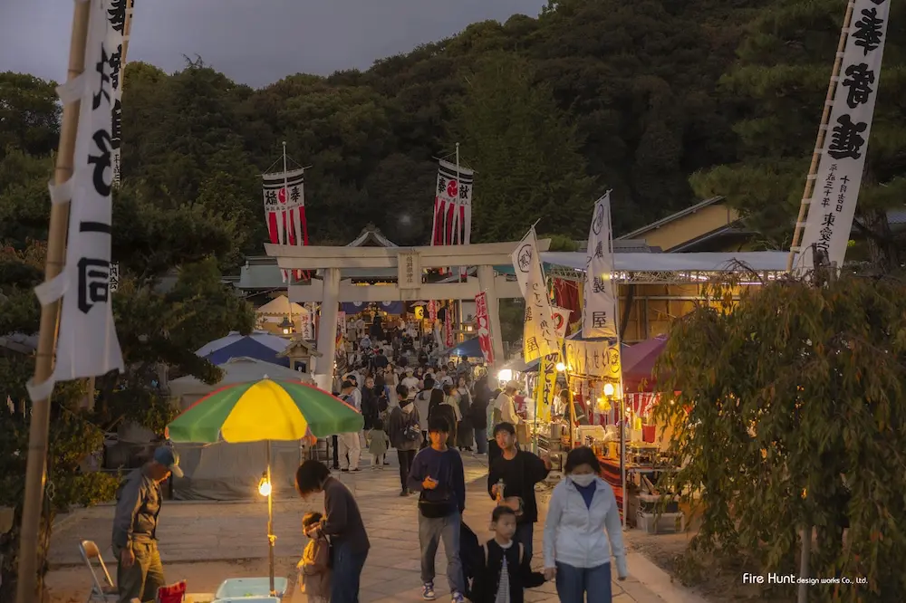 Tsuruhane shrine autumn festival