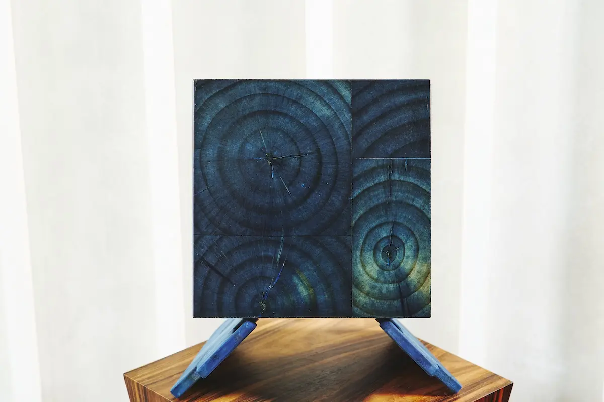 Hiromei - Radial Square Indigo