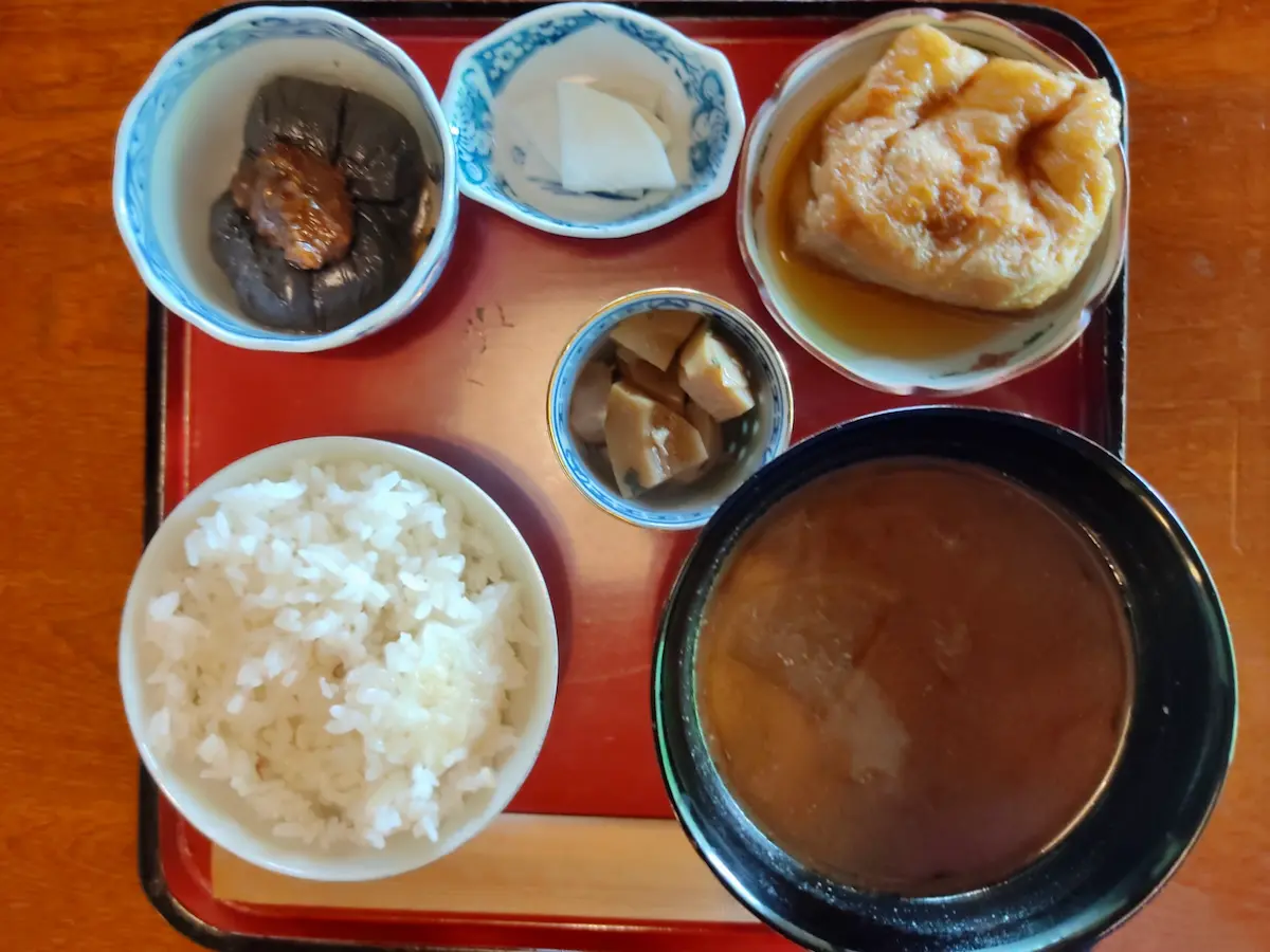Plant-based shojin lunch set